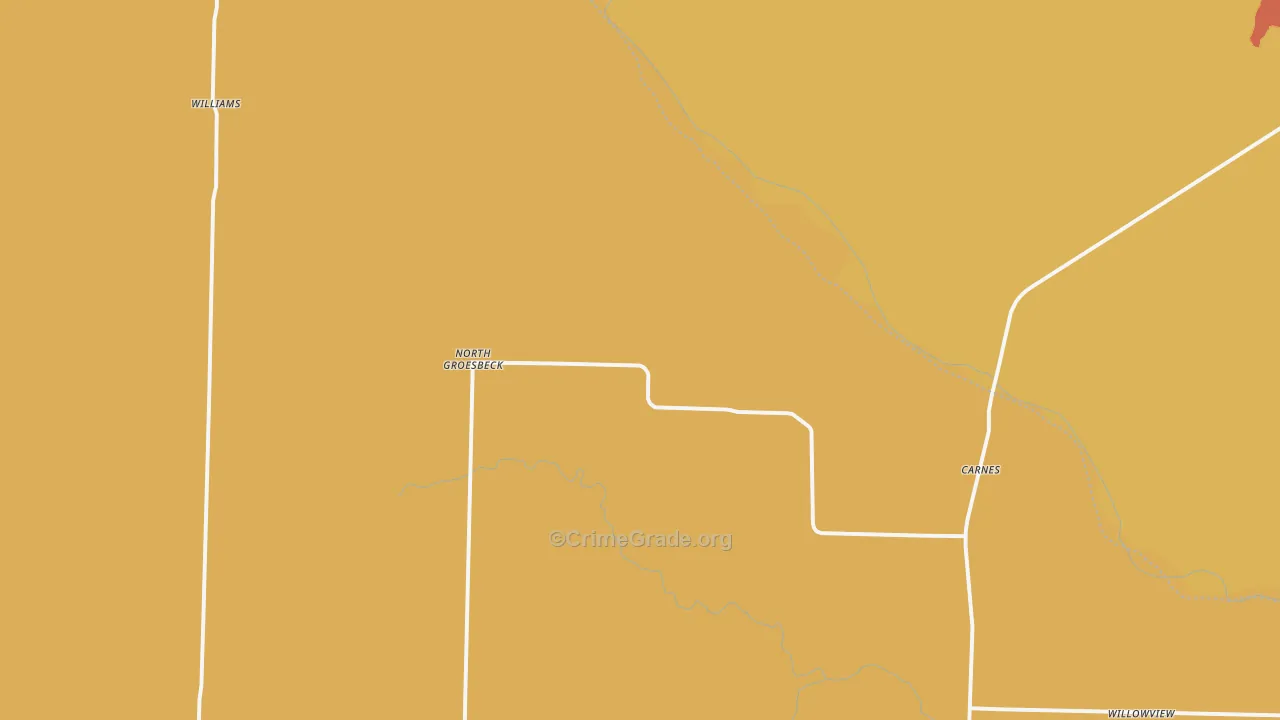 North Groesbeck, TX Map of Assault Rates