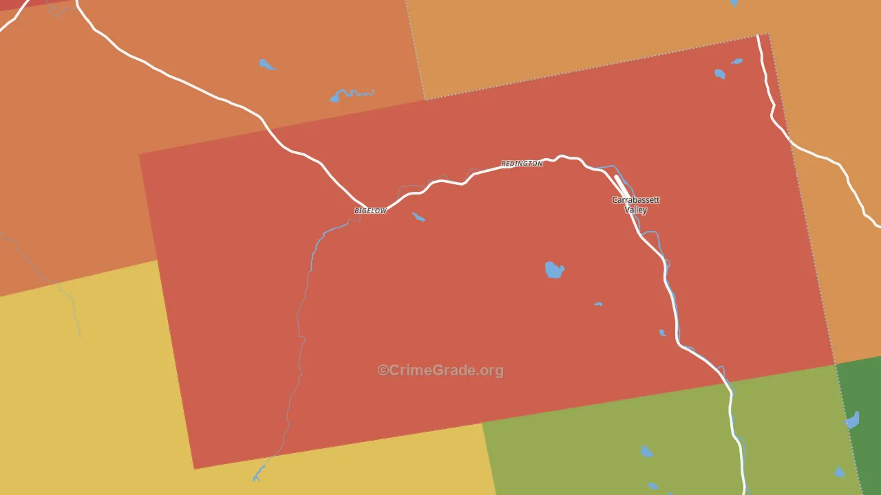 North Jay, ME Map of Assault Rates