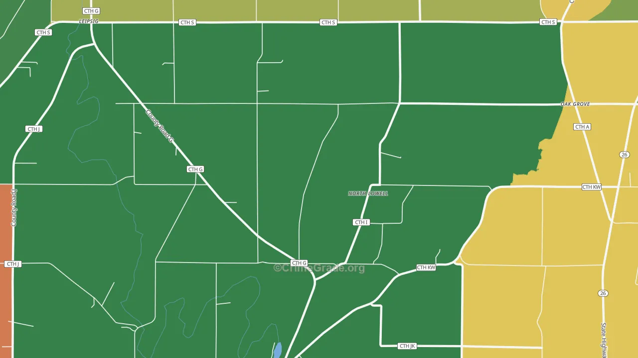 North Lowell, WI Map of Assault Rates