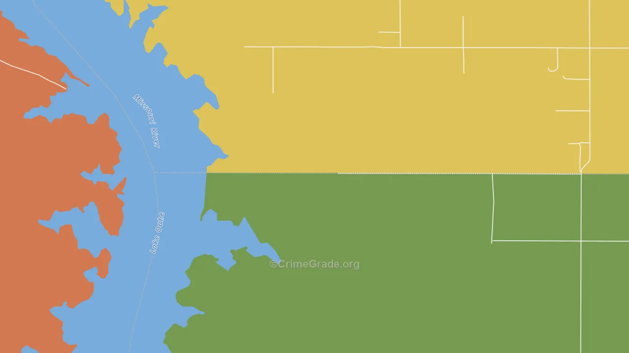 North Riverside, SD Map of Assault Rates