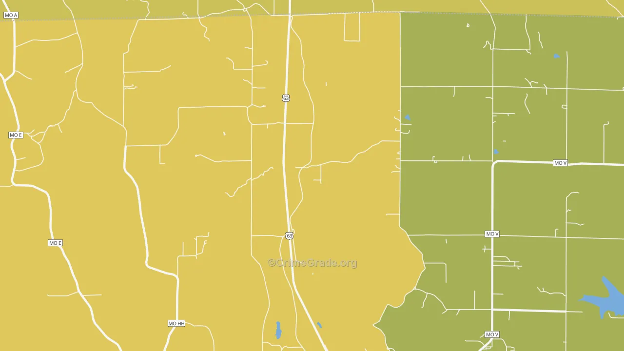 Northwye, MO Map of Assault Rates