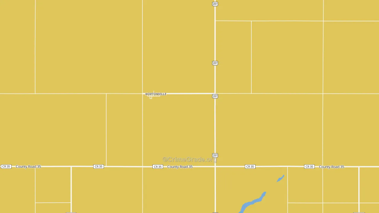 Nortonville, ND Map of Assault Rates