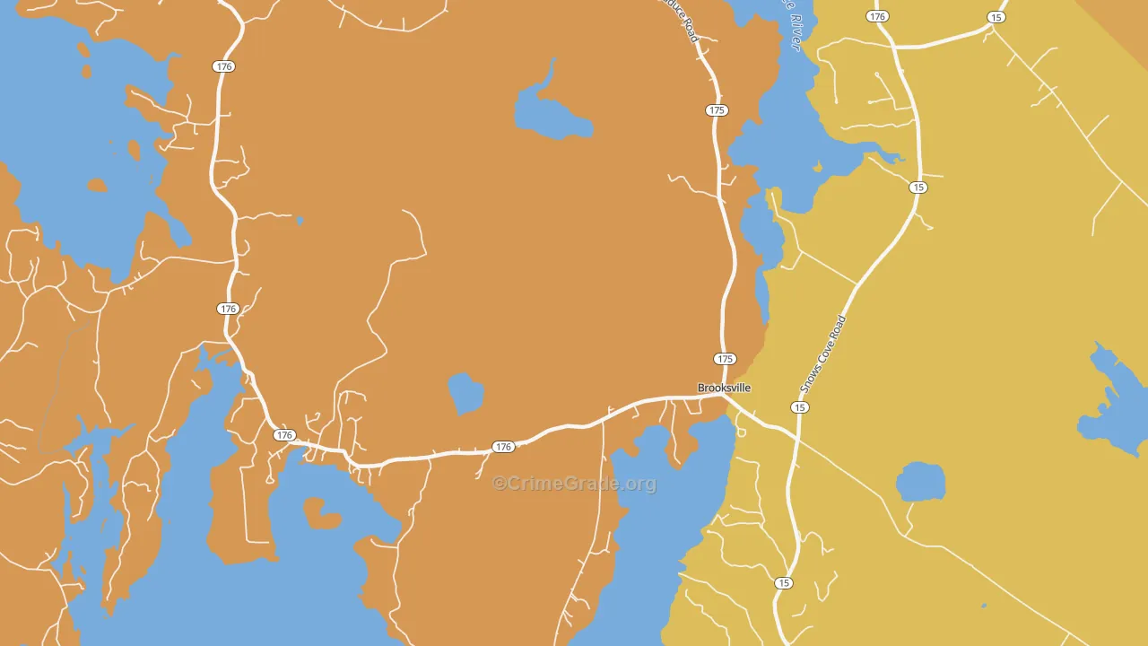 Norumbega, ME Map of Assault Rates