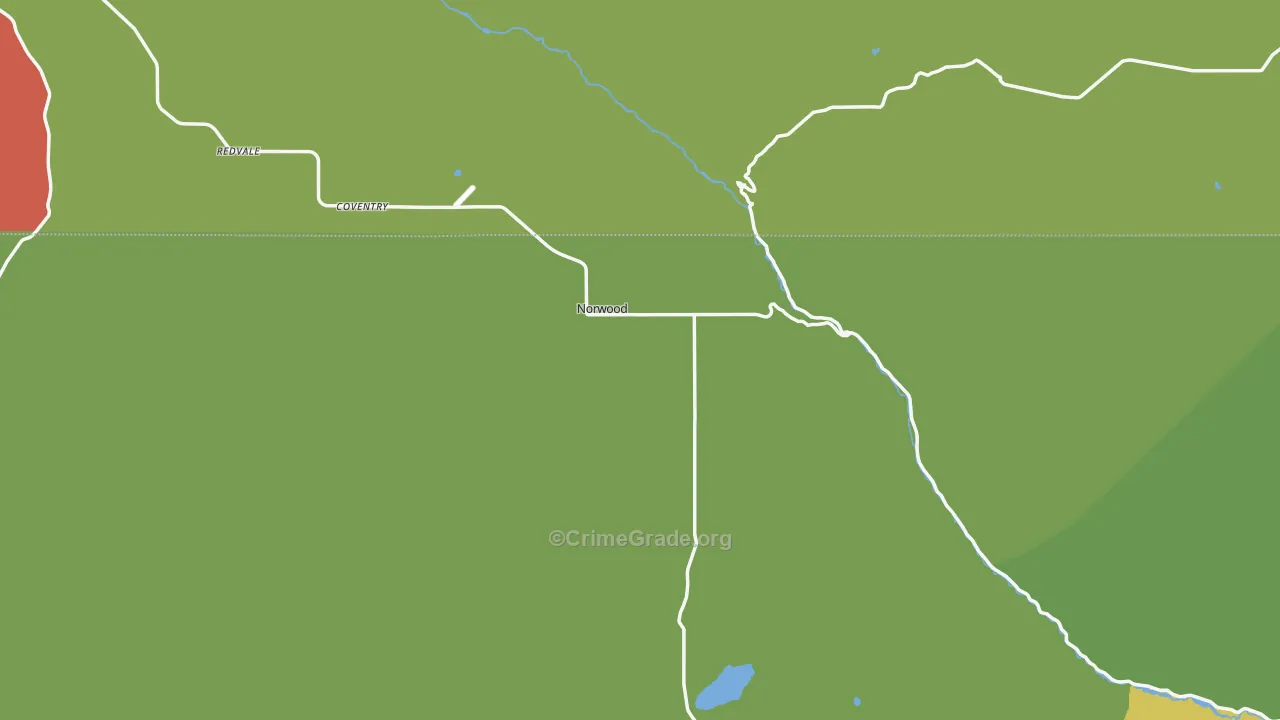 Norwood, CO Map of Assault Rates