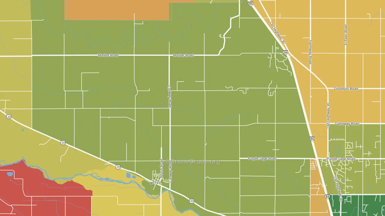 Notus, ID Map of Assault Rates