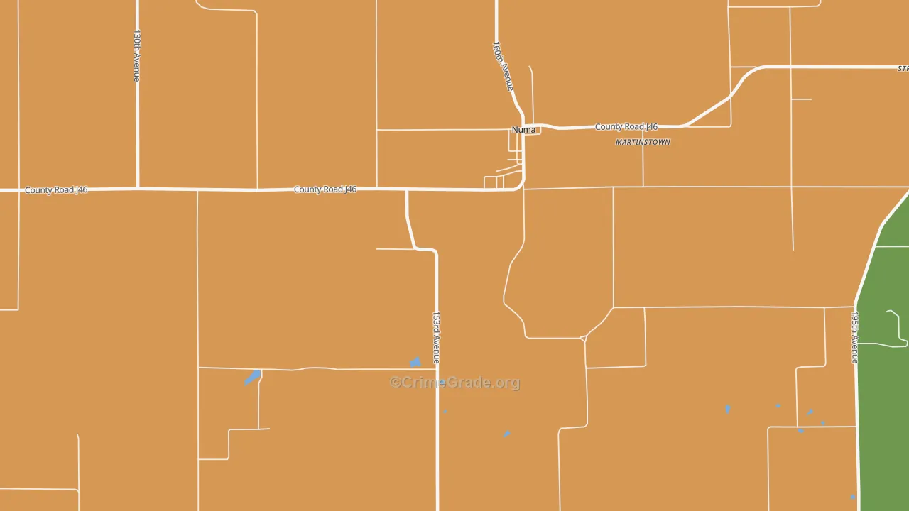 Numa, IA Map of Assault Rates