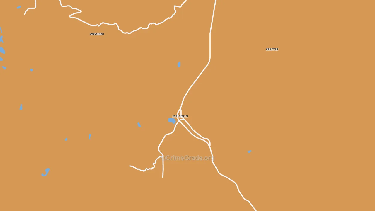Nutrioso, AZ Map of Assault Rates