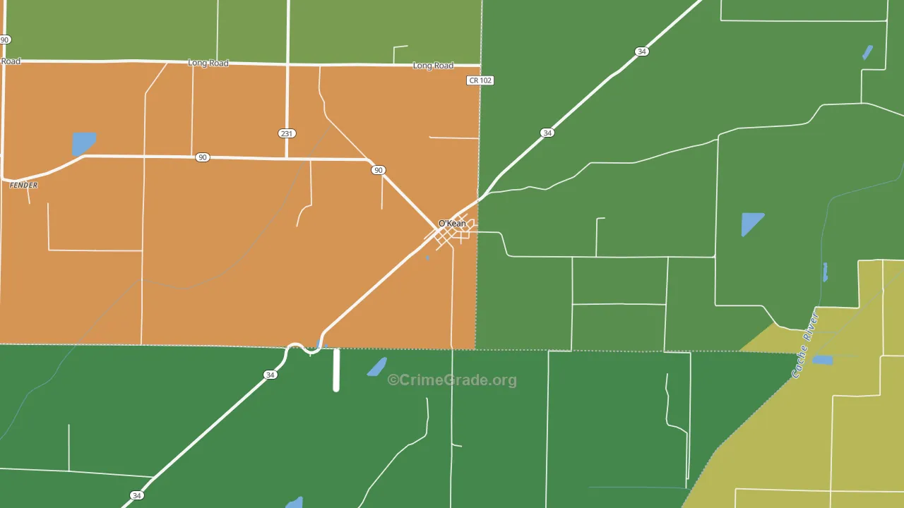 O'Kean, AR Map of Assault Rates