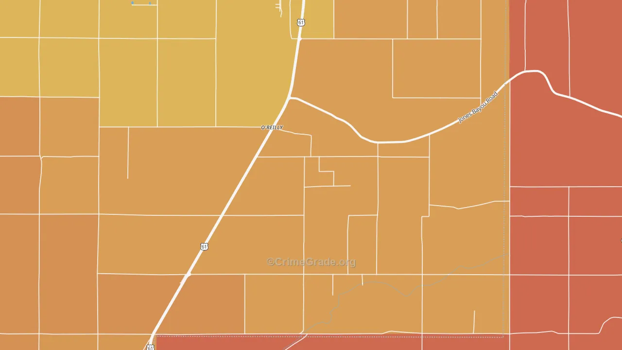 O'reilly, MS Map of Assault Rates