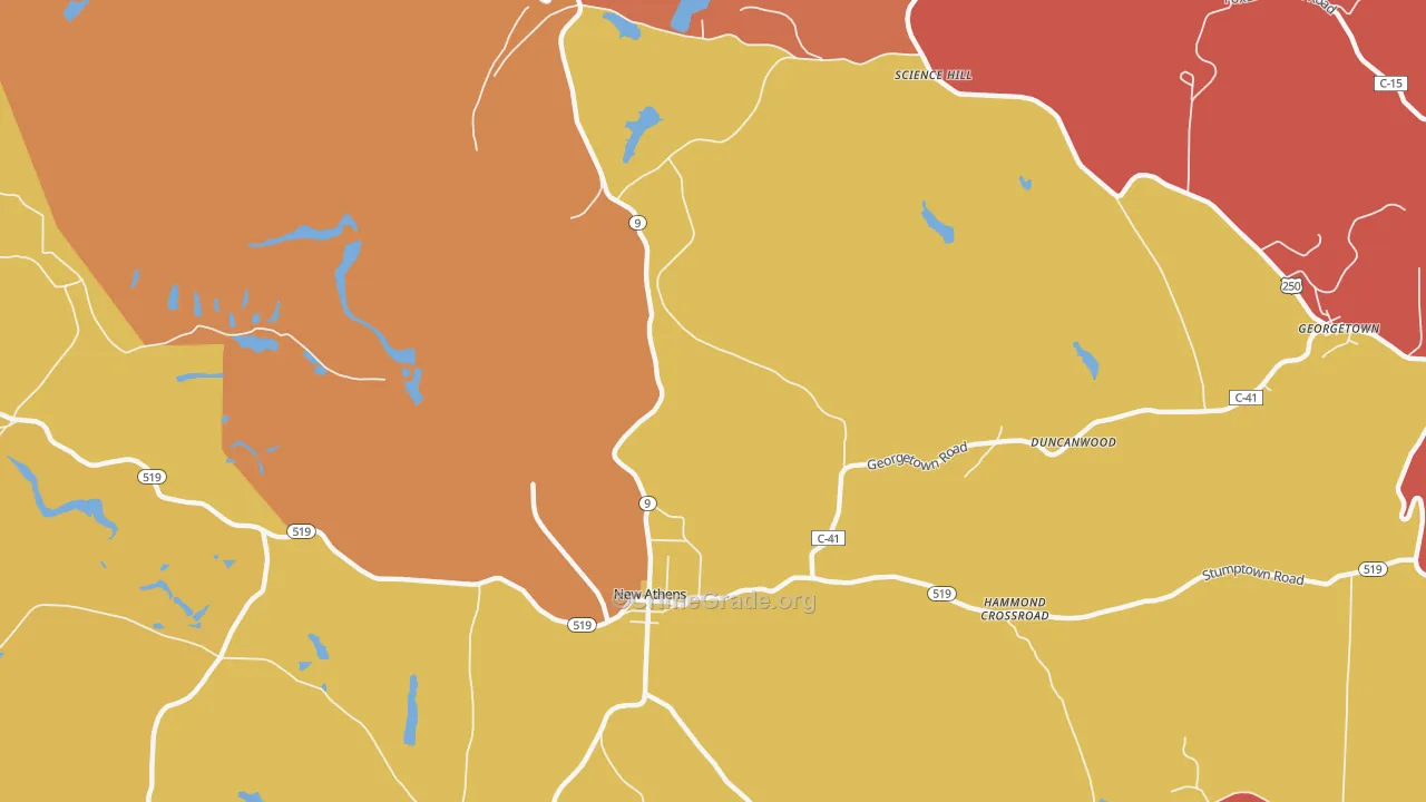 Oak Park, OH Map of Assault Rates