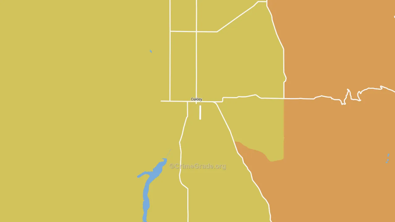 Oakley, ID Map of Assault Rates