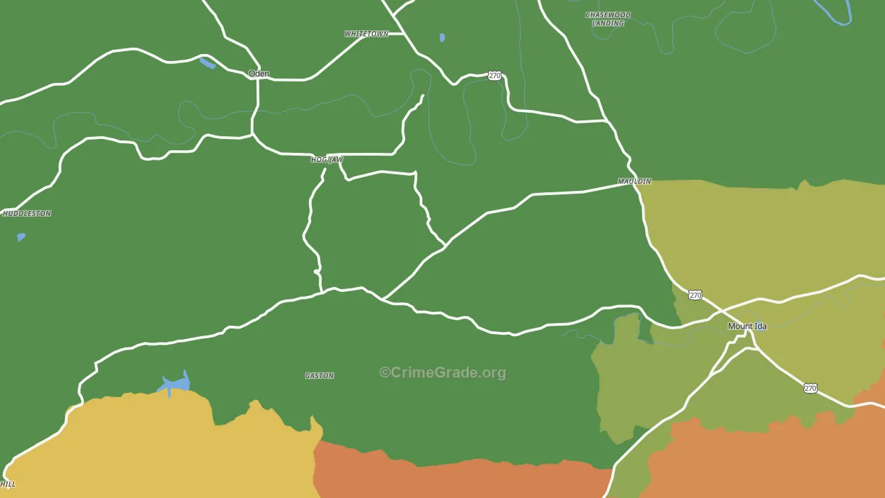 Oden, AR Map of Assault Rates