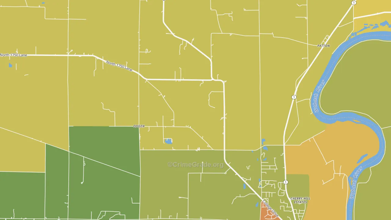 Odgen, IL Map of Assault Rates