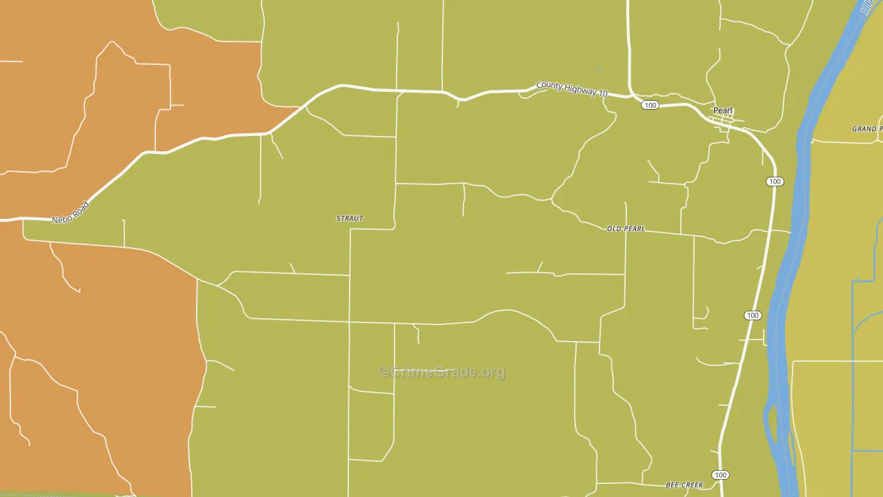 Old Pearl, IL Map of Assault Rates
