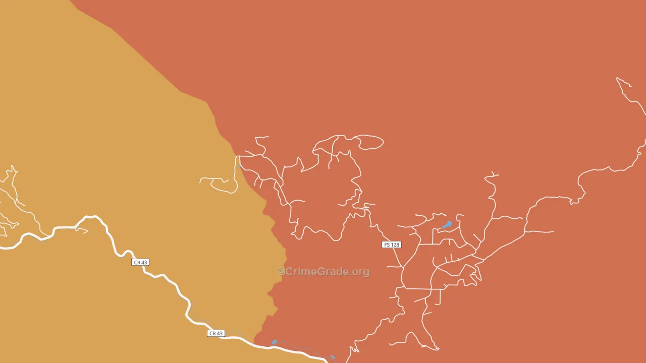 Olympus Heights, CO Map of Assault Rates