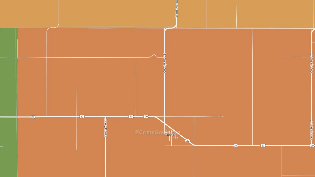 Onaka, SD Map of Assault Rates