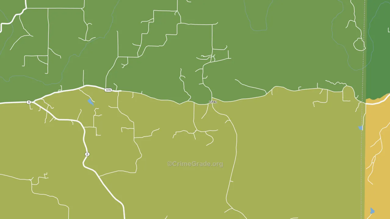 Opal, AR Map of Assault Rates
