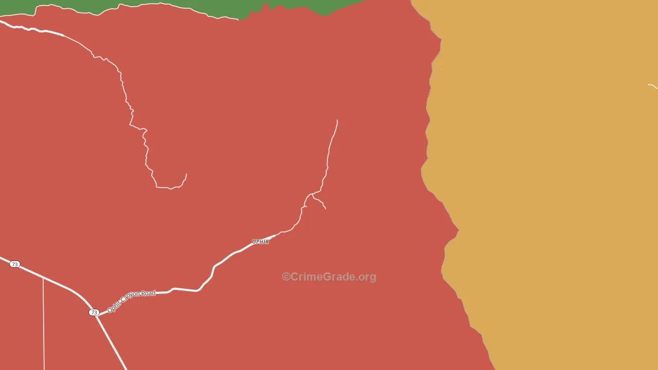 Ophir, UT Map of Assault Rates