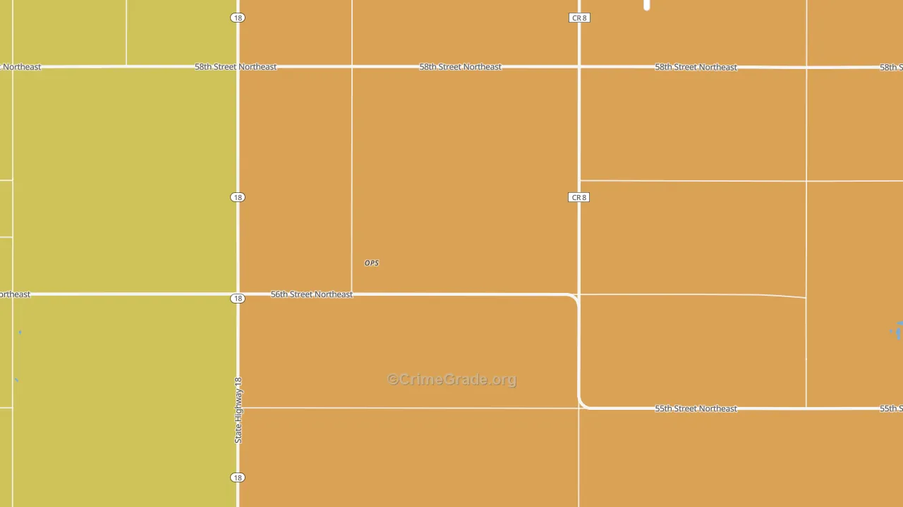Ops, ND Map of Assault Rates