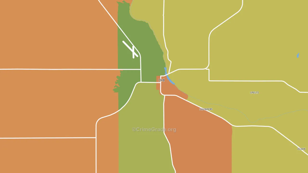 Ord, NE Map of Assault Rates