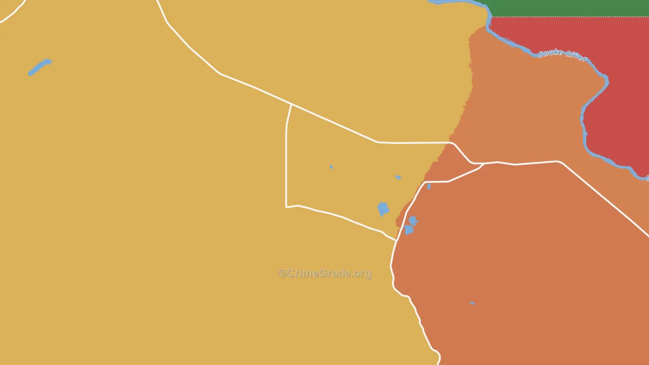Oreana, ID Map of Assault Rates