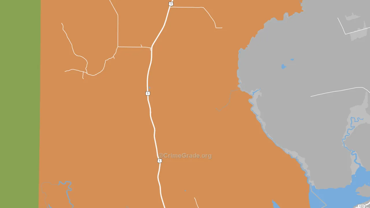Orient, ME Map of Assault Rates