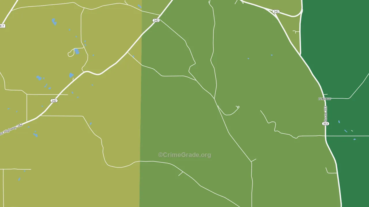 Orlando, NY Map of Assault Rates