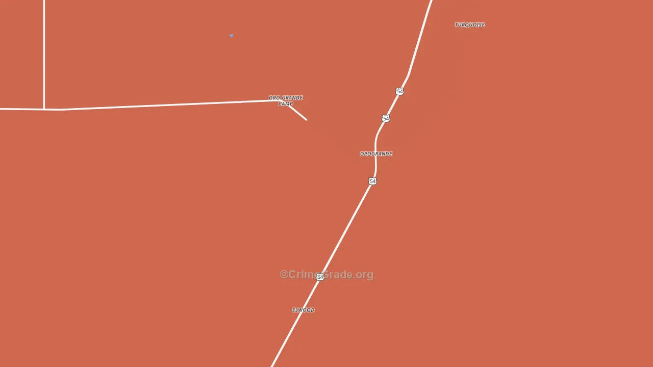 Orogrande, NM Map of Assault Rates