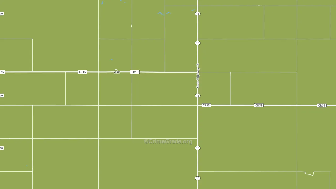 Orr, ND Map of Assault Rates