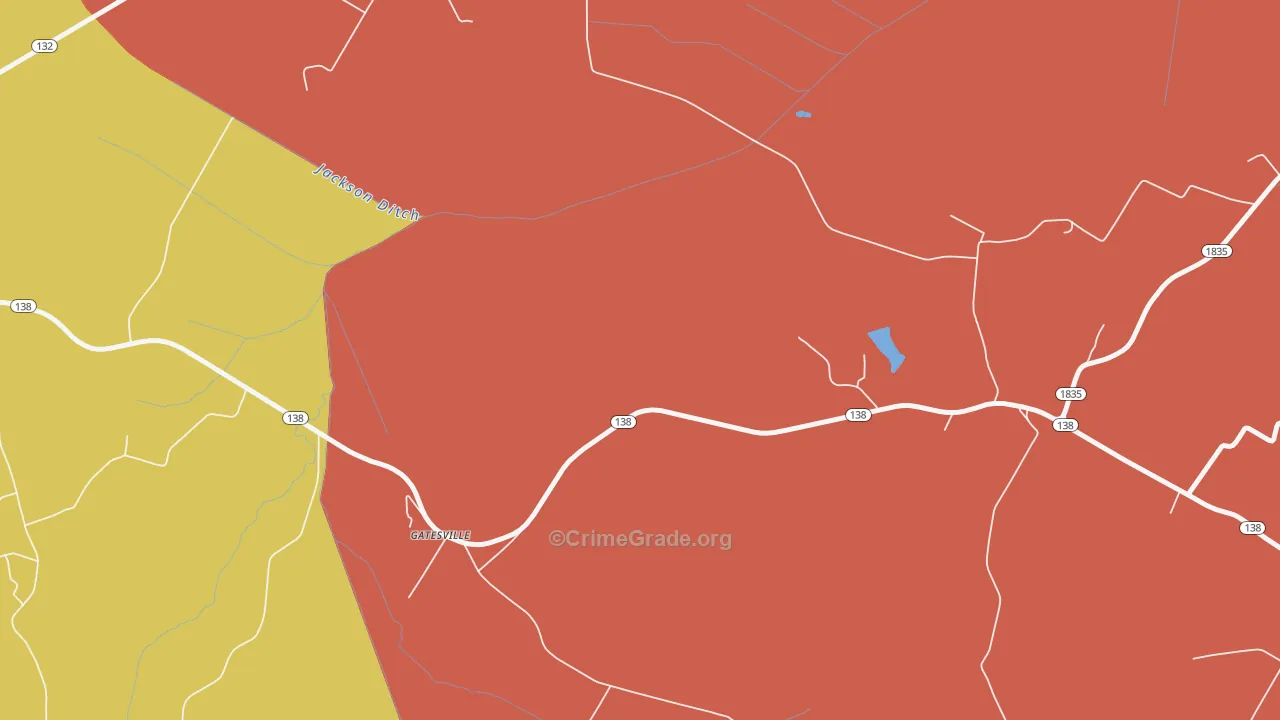 Ortiz, KY Map of Assault Rates