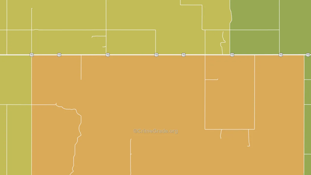 Oscar, OK Map of Assault Rates