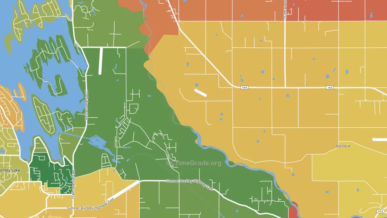 Osceola, WA Map of Assault Rates
