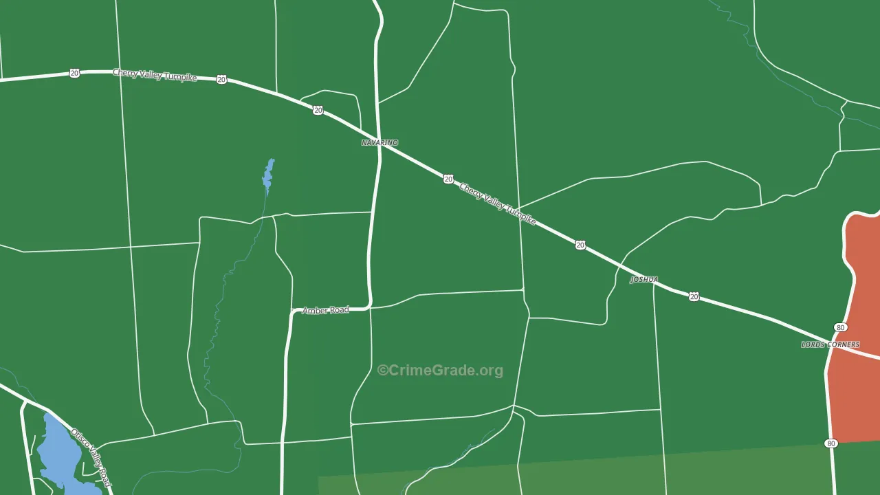Otisco Valley, NY Map of Assault Rates