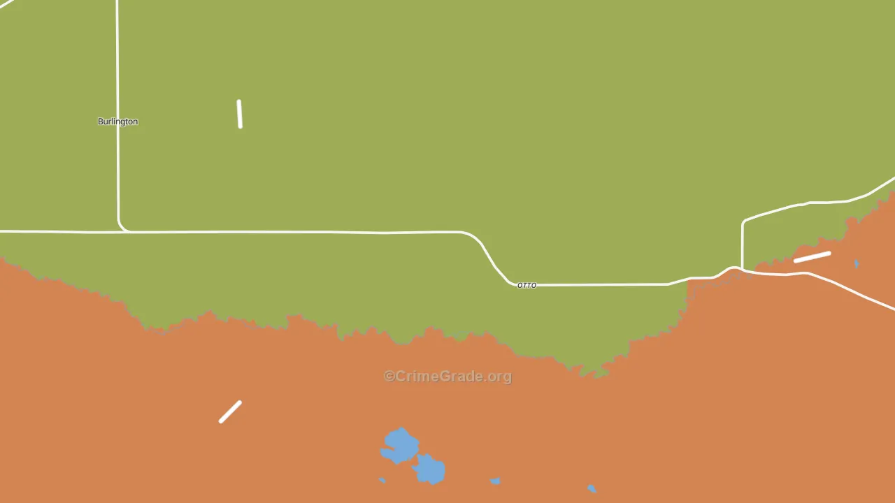 Otto, WY Map of Assault Rates