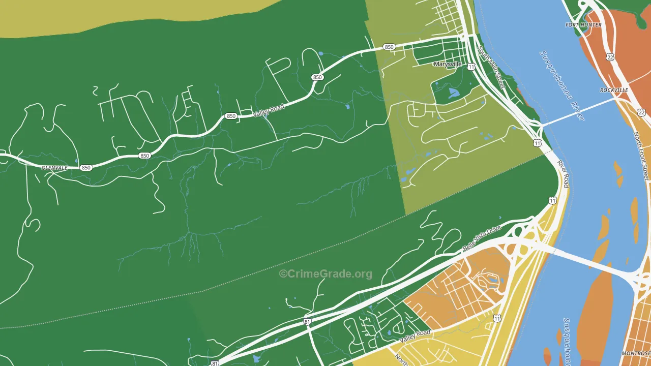 Overview, PA Map of Assault Rates