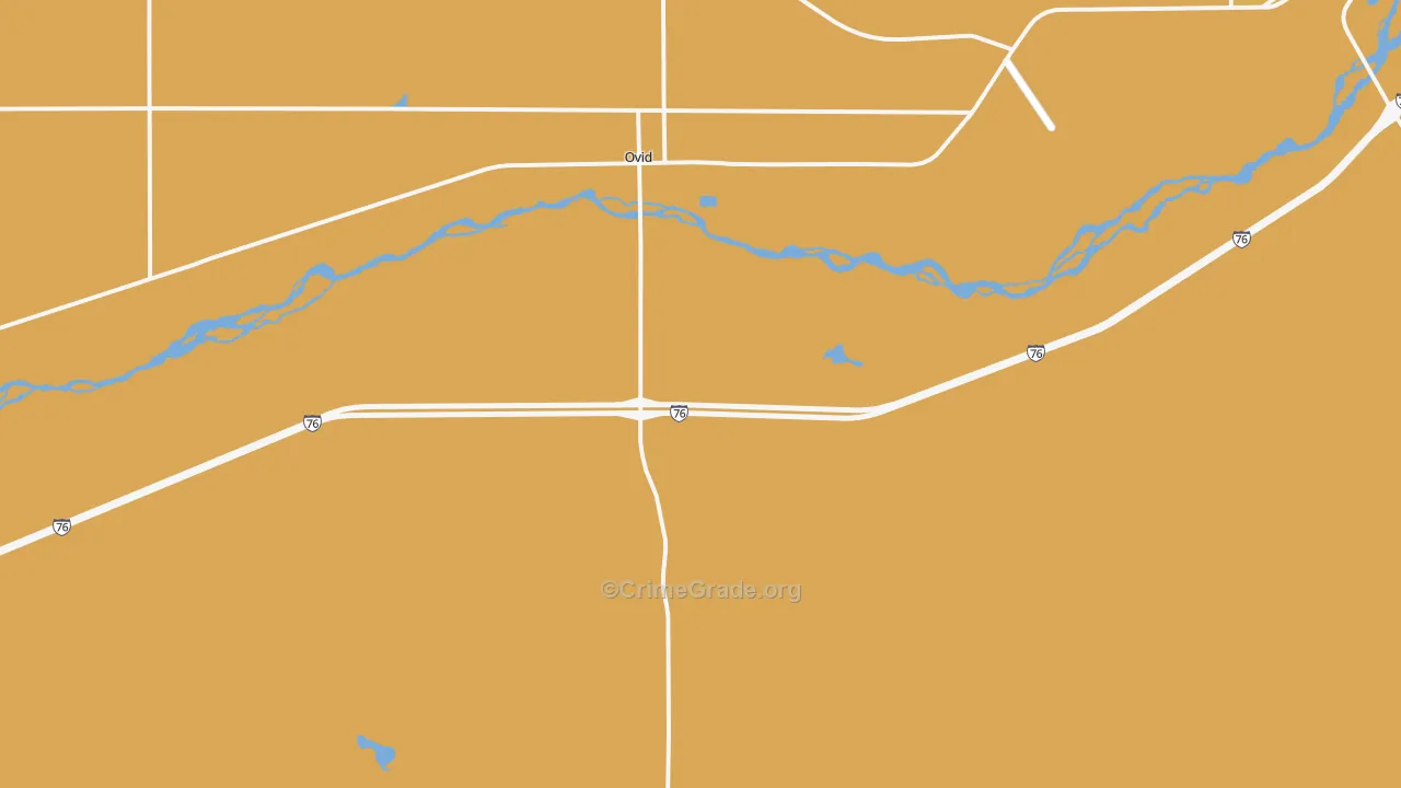 Ovid, CO Map of Assault Rates
