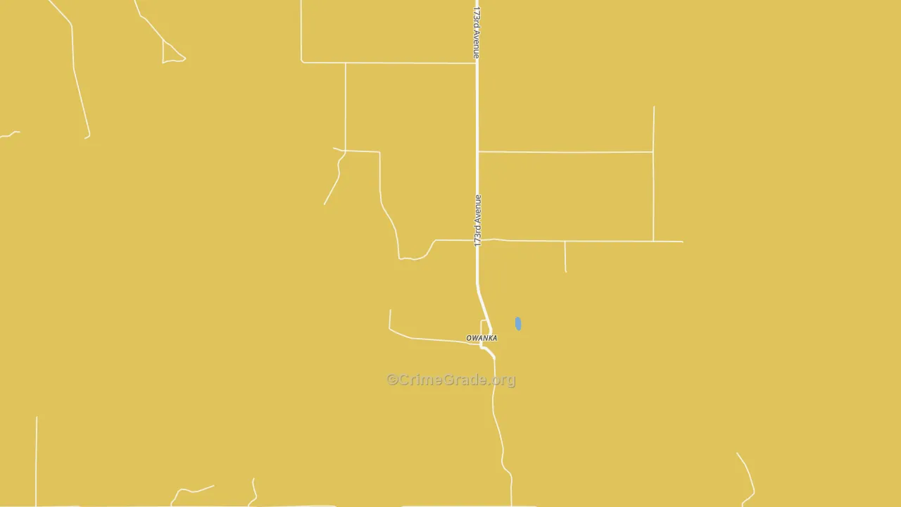 Owanka, SD Map of Assault Rates