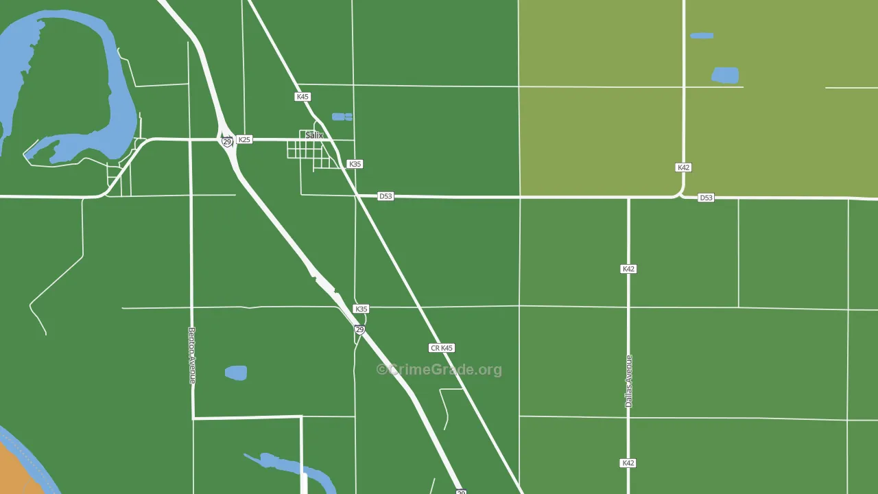 Owego, IA Map of Assault Rates