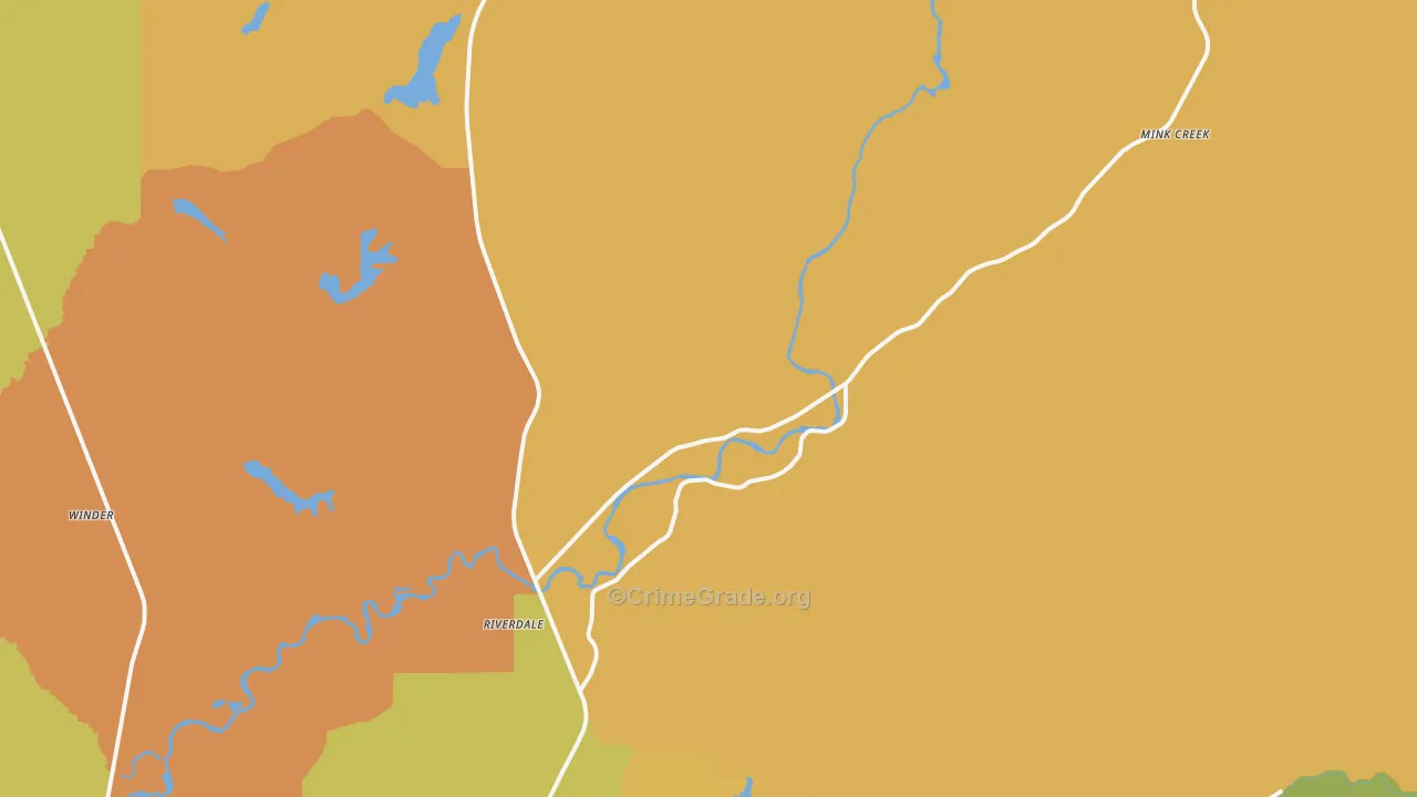 Oxford, ID Map of Assault Rates