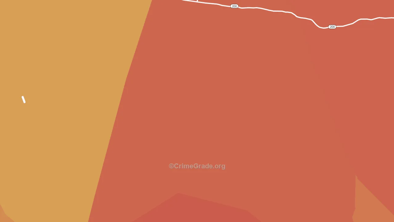 Paauhau, HI Map of Assault Rates