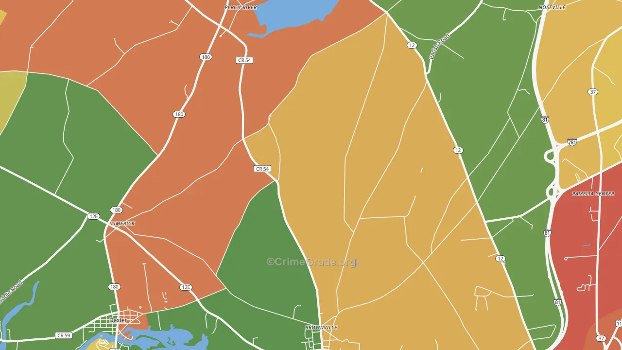 Paddy Hill, NY Map of Assault Rates