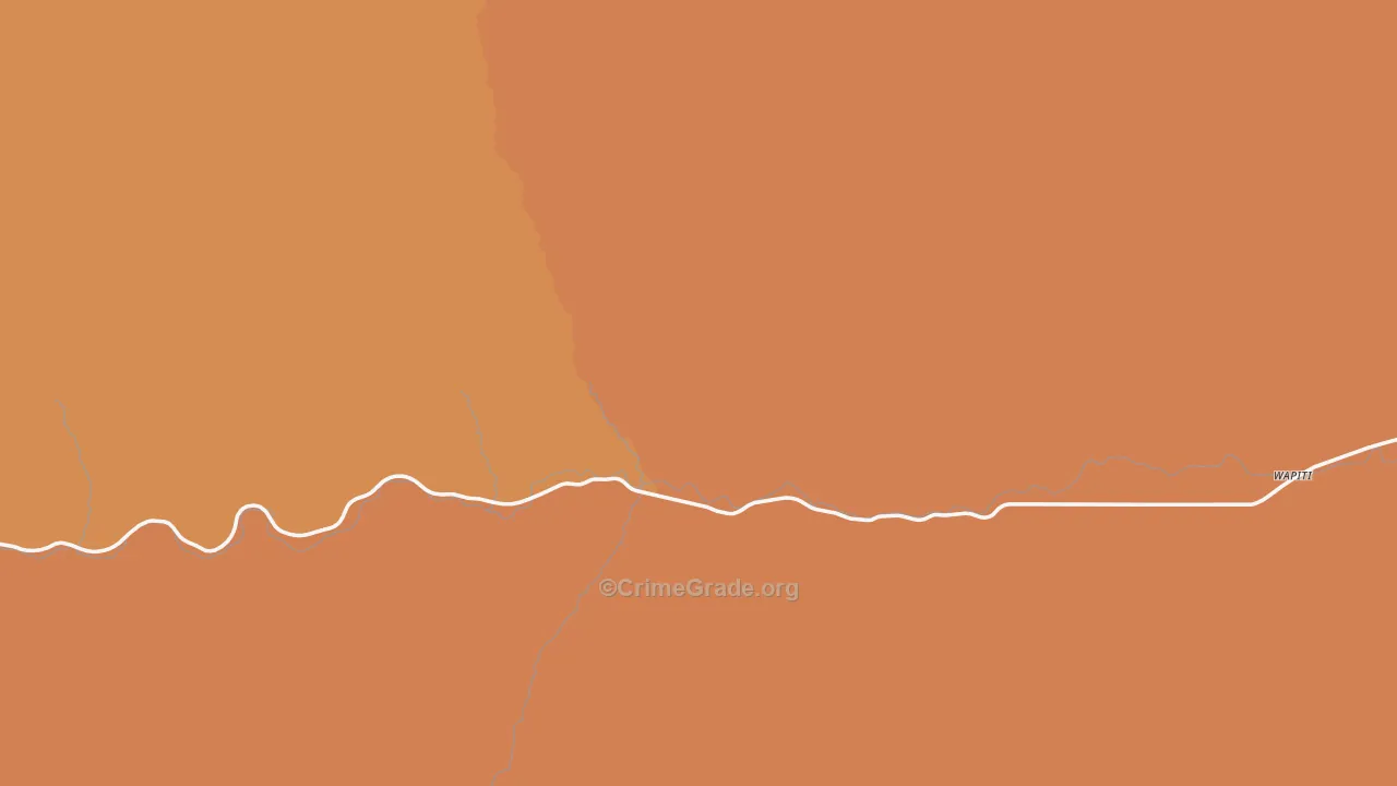 Pahaska Tepee, WY Map of Assault Rates