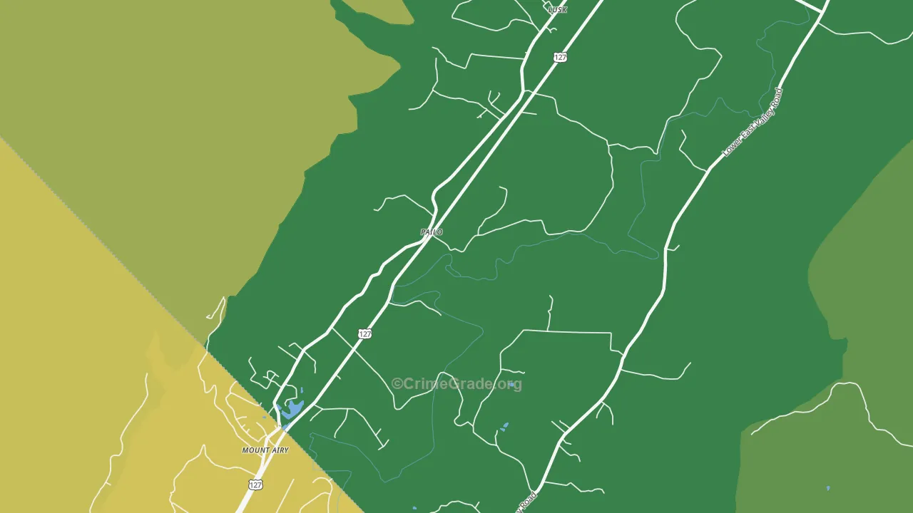 Pailo, TN Map of Assault Rates