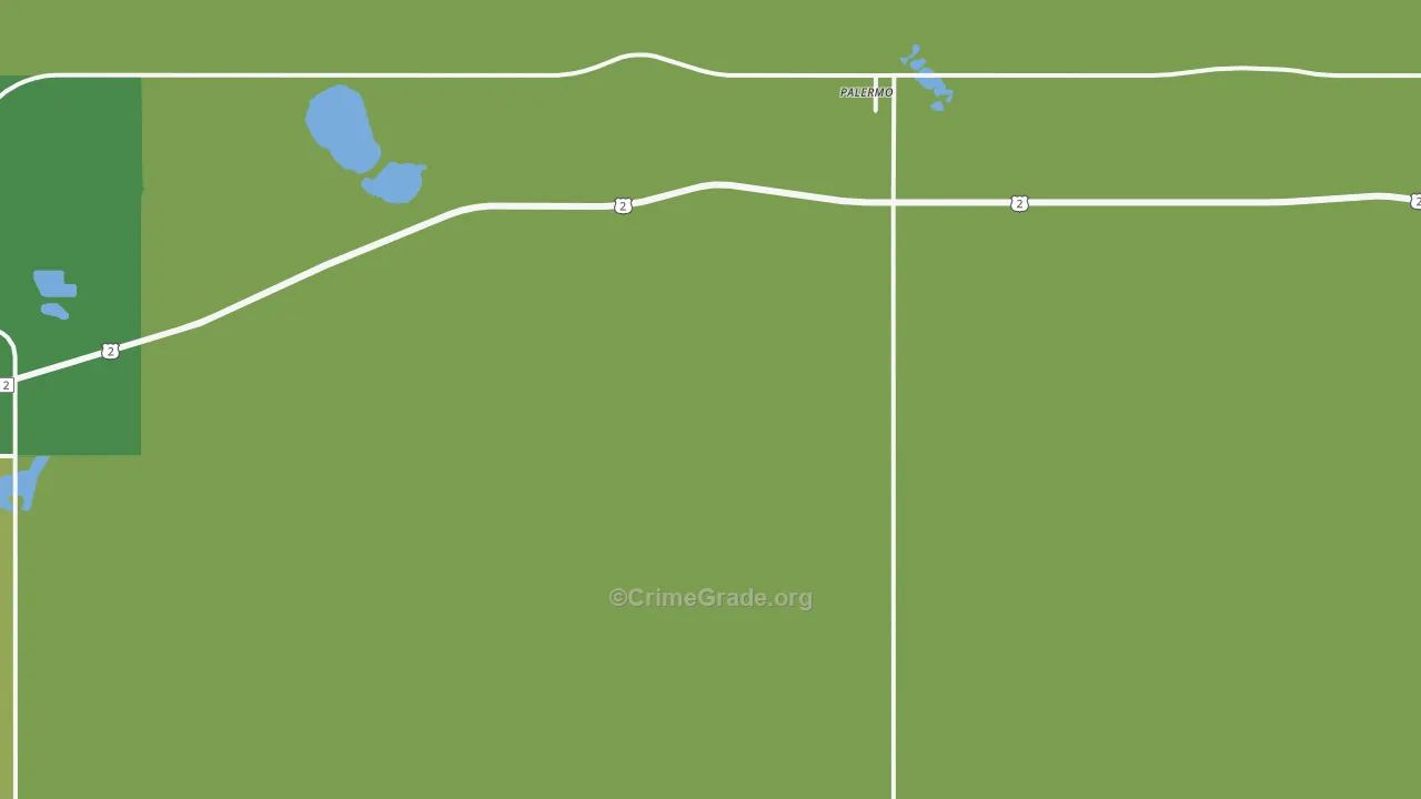 Palermo, ND Map of Assault Rates