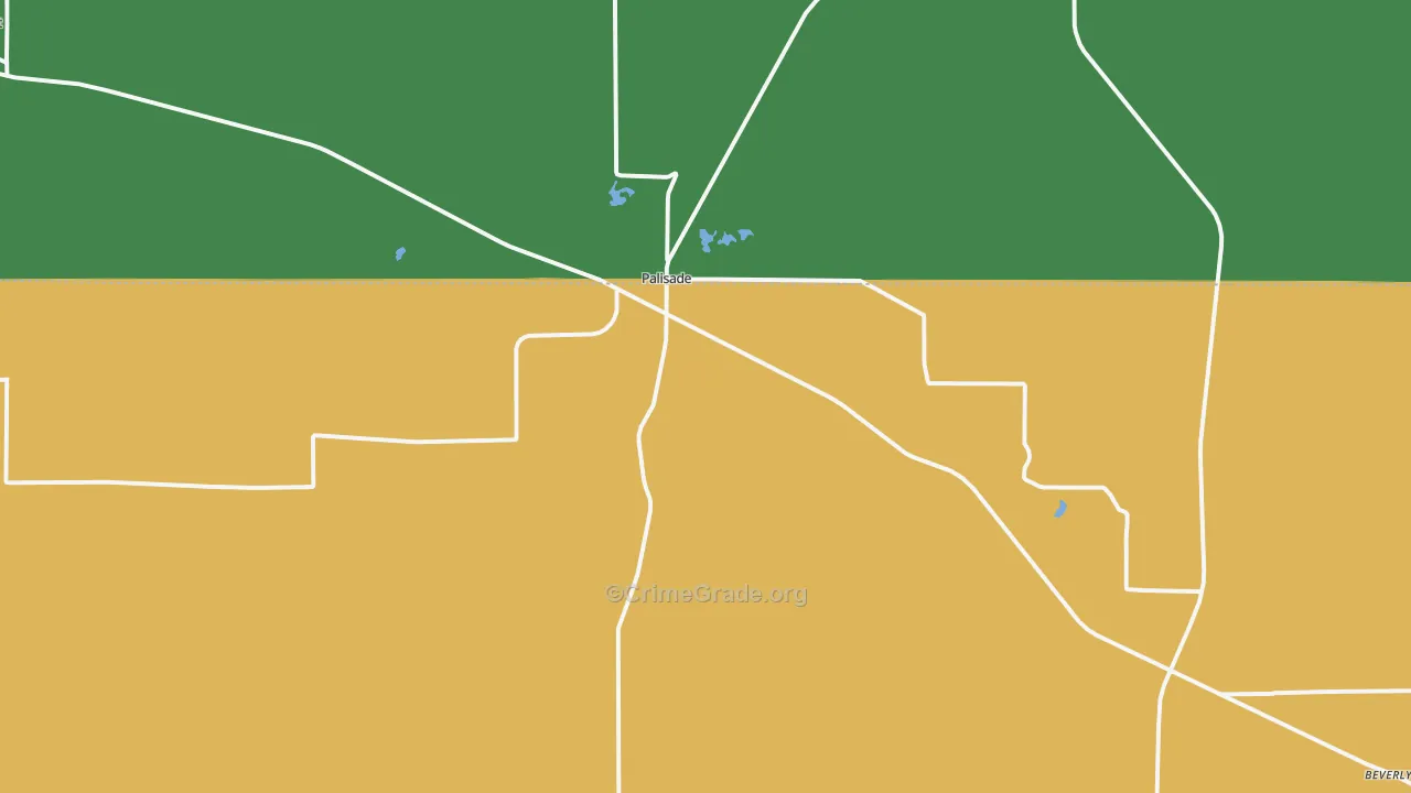 Palisade, NE Map of Assault Rates