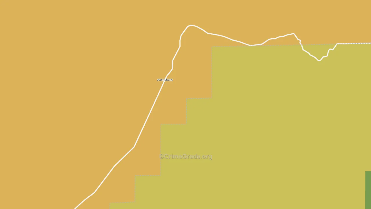 Palisades, WA Map of Assault Rates