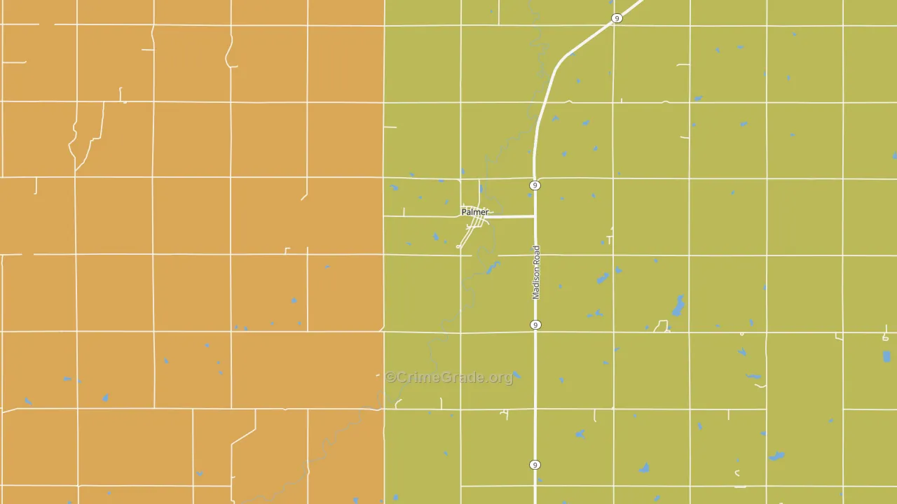 Palmer, KS Map of Assault Rates