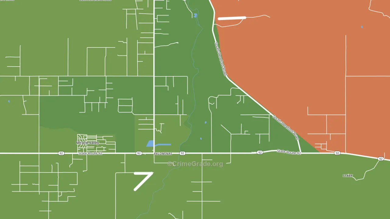 Palominas, AZ Map of Assault Rates