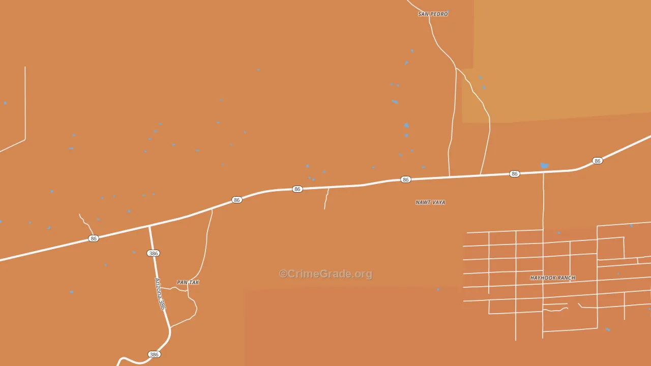 Pan Tak, AZ Map of Assault Rates