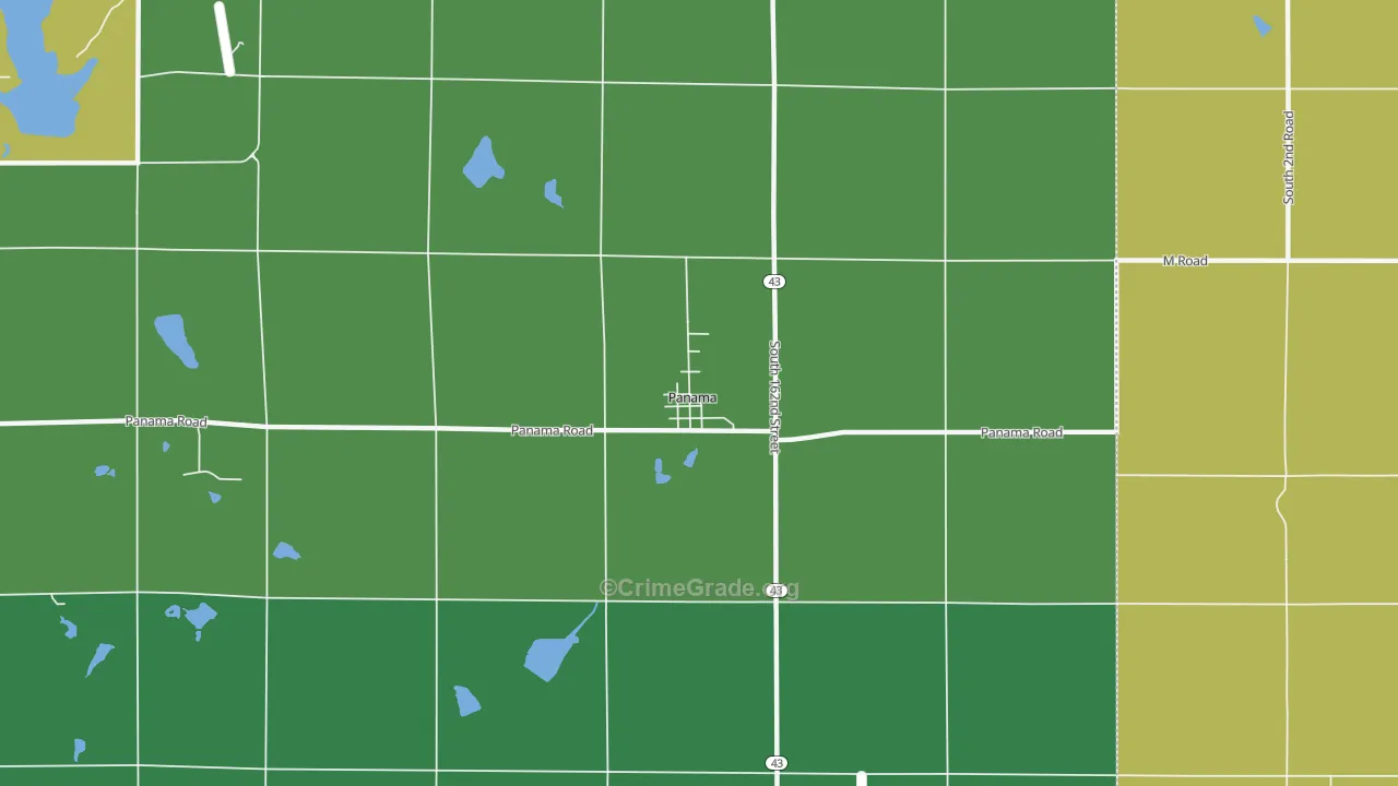 Panama, NE Map of Assault Rates
